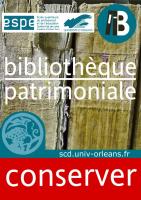 Visuel bibliothèque patrimoniale CVL