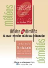 affiche colloque mêlées et démêlés 