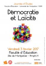 Affiche Démocratie et Laïcité 