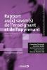 Couverture Rapport au(x) savoir(s) de l'enseignant et de l'apprenant.